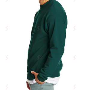 เสื้อสเวตเตอร์ลำลองสำหรับฤดูหนาวของผู้ชายผ้าฝ้ายแขนยาวระบายอากาศได้ดีพิมพ์โลโก้ได้ตามต้องการ - Product Image 4