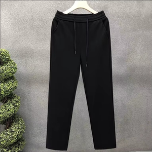 Pantalon de jogging décontracté en coton gris, coupe droite mi-longue, pour homme et femme, tendance, léger, sport, loisirs, printemps, automne, nouveau, polyvalent - Product Image 4