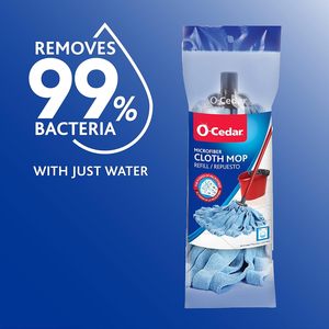 O-Cedar Microfiber Cloth Mop Refill, Blue - Product Image 5