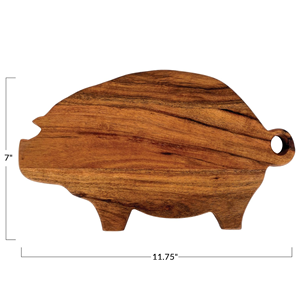 Nouvelle arrivée durable à bas prix fait à la main en bois brun ananas planche de cuisine à découper 7 "x 12" Made in Vietnam - Product Image 2