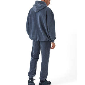 Chándal de invierno para hombre, 100% algodón, ropa deportiva personalizable, conjunto de Gimnasio Deportivo - Product Image 5