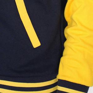 Vente en gros veste Letterman couleur unie vierge style collège rue avant personnalisable imperméable respirant pour hommes unisexe nouvelle mode - Product Image 6