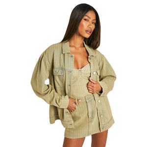 Chaqueta Vaquera de Invierno para Mujer, Transpirable, Tejida, Impermeable, de Alta Calidad, Color Negro 2026, Precio Económico, Superventas - Product Image 1