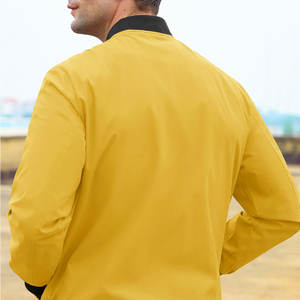 OEM personalizado ropa de invierno hombres chaqueta de bombardero de gran tamaño al por mayor fabricante chaqueta de bombardero de cuello alto impermeable chaqueta de Bombardero - Product Image 4