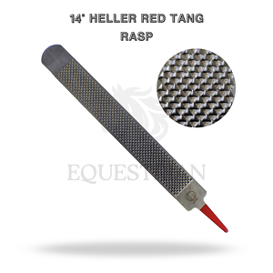 Raspador de Pezuñas Heller Rojo de 14 Pulgadas, Herramienta de Herrador, Cuidado Profesional de Pezuñas de Caballos, Uso para Recorte - Product Image 2