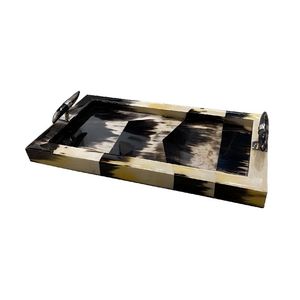 ถาดเสิร์ฟฮอร์นสุดหรูพร้อมงานฝังถาดเรซินฝังกระดูก - Product Image 2