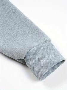 เสื้อฮู้ดดี้โพลีเอสเตอร์100% แบบซับลิเมชันไซส์ XL มีลายสีพื้นคอเสื้อพิมพ์ซับลิเมชันขนาด XXS สำหรับฤดูหนาวของผู้ชายผู้หญิง - Product Image 5