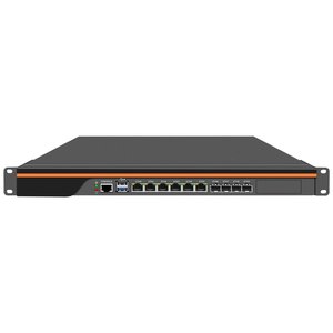 Computadora Industrial BKHD Personalizada de 6L 4S Intel Atom C3758 C3808 C3958, Router de Software Firewall 1U, Dispositivo de Red SFP+ 10G, Doble Alimentación - Product Image 1