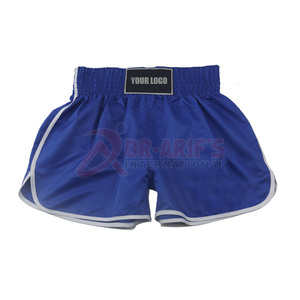 Hot Sale <b>Men's</b> MMA Muay Thai Boxing Shorts Breathable Stretch Fitness Training in <b>Black</b> for Martial Arts Fighting - Product Image 3
