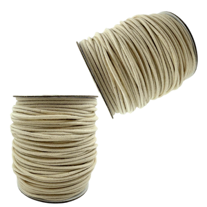 Wholesale 2.5mm Braided 100% Polyester Custom Length Eco-Friendly High Tenacity Cords for DIY Candle Shoes-Custom Color - Product Image 4