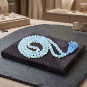 Perles rondes en opalite de haute qualité, 8 mm, utilisées également pour la guérison, la méditation et la mode. - Product Image 3