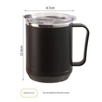 SD15 grande capacité tasse intelligente moderne contrôle de la température tasse électrique auto-chauffante en acier inoxydable pour cuisine à boire directe