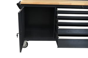 Oem 2m nhiệm vụ nặng nề không thấm nước Thép công cụ di động tủ với 10 ngăn kéo và <span class=keywords><strong>Pegboard</strong></span> cho nhà để xe lưu trữ - Product Image 3