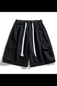 Vente en gros de shorts personnalisés d'été à la mode streetwear 100% coton short en éponge à séchage rapide pour hommes - Product Image 5