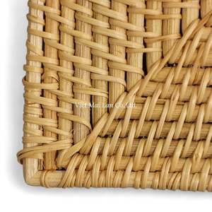 Natural <b>Woven</b> Rattan <b>Placemat</b> Handmade In Vietnam For Dining Table Decoration And Eco Conscious Lifestyle - Product Image 2