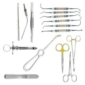 17 PCS Ensemble d'instruments de levage de sinus d'implant dentaire Ensemble d'instruments chirurgicaux à alimentation manuelle - Product Image 5