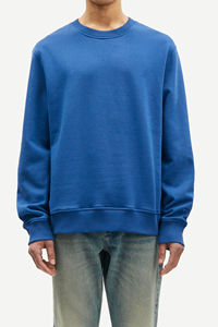 Diseño de manga larga de moda para comodidad Hombres elegantes Sudadera Algodón suave Color sólido con logotipo personalizado y bordado OEM - Product Image 3