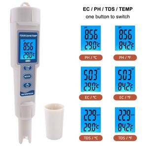 AEK-Tech PH-3508 เครื่องทดสอบคุณภาพน้ำ 4-in-1 PH/TDS/EC/เครื่องวัดอุณหภูมิพร้อมความแม่นยำ 0.05pH/2% แบตเตอรี่ AG13 3 ก้อน - Product Image 3