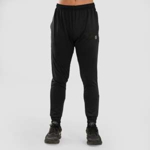 Pantalon Palazzo Noir Femme Respirant Décontracté avec Bande Latérale Taille Mi-Haute Fermeture Élastique Taille XL Essentiels Jeunesse - Product Image 3