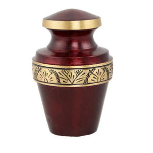 Top Selling Cremation Urns Elegant Design <b>Keepsakes</b> Decorative Banded Infant <b>Ashes</b> Urn <b>for</b> Funeral Services - Product Image 1