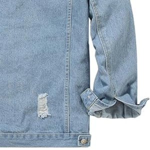 2025ใหม่ล่าสุดผ้าฝ้าย100% คุณภาพสูงสีน้ำเงิน COLOUR เสื้อแจ็คเก็ตผ้ายืดผู้ชายสไตล์เครียดผ้าฝ้ายนุ่มฤดูร้อน - Product Image 6