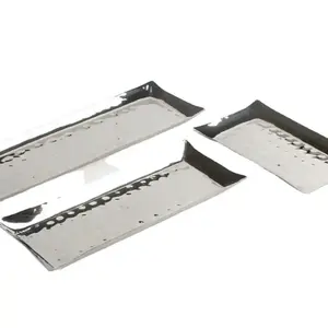 Juego de Ramadán de última llegada de 3 formas cuadradas Dray Fruits Dátiles Uso de servicio Chapado en oro moderno Plater de aluminio en venta al por mayor - Product Image 2