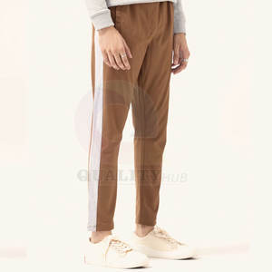Pantalons en coton de qualité supérieure pour hommes, pantalons de plein air, pantalons décontractés de taille personnalisée conçus par OEM - Product Image 2