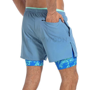 Shorts de sport pour hommes, tissu léger à séchage rapide, coupe flexible, pour la musculation, l'entraînement et un style de vie actif - Product Image 6
