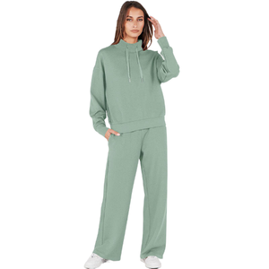 Sudadera con Capucha de Invierno Personalizada, Lisa, con Hombros Caídos y Cremallera, para Mujer, de Alta Calidad, Tejido de Felpa, 100% Algodón, Corta, Holgada, Anti-pilling - Product Image 3