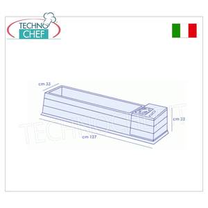 Vitrine de comptoir en ABS 1270x330 mm, équipement de réfrigération pour cuisine commerciale, réfrigérée - Product Image 2