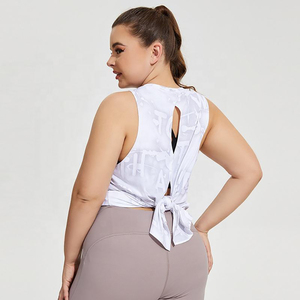 High Quality Low Moq Women Tank <b>Top</b> Slim Fit Fitness Wear Women Gym Tank <b>Top</b> In Plus Size - Product Image 6