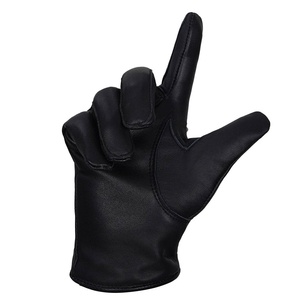 Gants en cuir de mouton décontractés à prix raisonnable Gants en cuir chauds confortables d'hiver pour une utilisation en extérieur avec OEM - Product Image 5