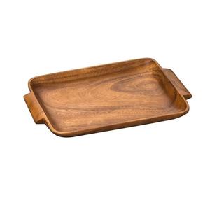 Bandeja de Desayuno de Madera de Mango con Asas Plegables de un Solo Nivel, Apta para Lavavajillas, para Cocina, Comedor, Escritorio, Vajilla para Bebidas - Product Image 1