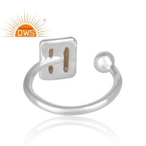 Design fait à la main 925 argent Sterling fin perle naturelle bague réglable bijoux pour femmes cadeau pour elle - Product Image 4