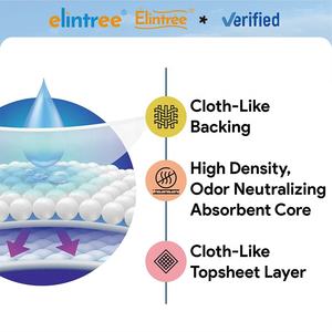 Elintree özelleştirilmiş ucuz süper kalın yetişkin külot bebek bezi tek kullanımlık inkontinans külot yaşlı için çekin - Product Image 4