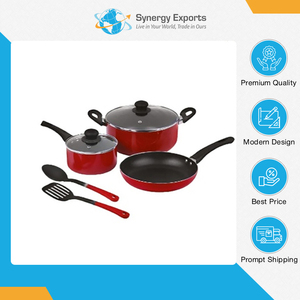 Experts in Supplying Top Notch Quality New Designer Dishwasher-Friendly Kitchenware 5-12 Pieces <b>Non</b>-<b>Stick</b> <b>Cookware</b> <b>Set</b> - Product Image 4