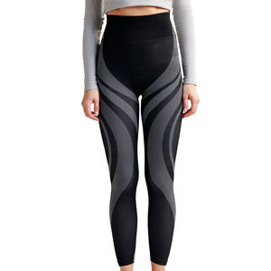Venta al por mayor de OEM de peso pesado de alta calidad de material Slim Fit mujeres 100% Leggings de algodón precio barato - Product Image 1