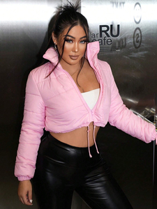 เสื้อแจ็คเก็ตปลาปักเป้าปักด้วยไข่มุกระบายอากาศได้ดีกันน้ำสำหรับผู้หญิงฤดูหนาวอากาศหนาวปรับแต่งได้ตามต้องการ - Product Image 4