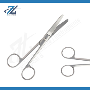 Ciseaux Fergusson de produit de haute qualité coudés sur des instruments chirurgicaux plats en acier inoxydable de 180mm de long du Pakistan - Product Image 2