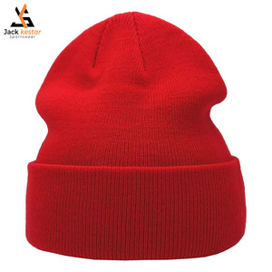 Gorros de lana al por mayor, nueva edición, buena calidad, variedad disponible, estilo holgado con dobladillo, gorro de lana personalizado con bordado - Product Image 2