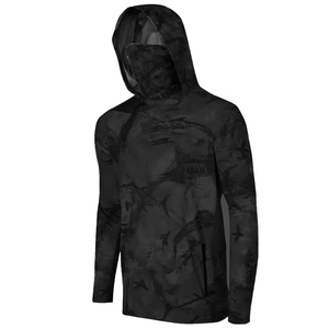 Vêtements poisson par sublimation vêtements à capuche avec protection UV personnalisés chemises à manches longues maillot SPF pour adultes vêtements de pêche pour hommes et enfants - Product Image 4