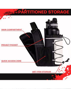 Bolsa de Gimnasio Unisex de Poliéster con Cierre de Cremallera, Color/Logotipo Personalizado, Gran Capacidad, Bolsa Deportiva para Exteriores - Product Image 4