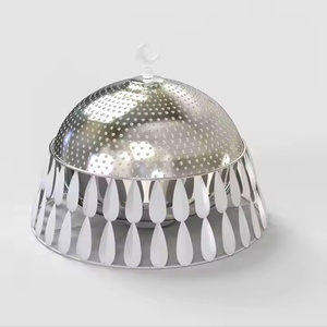 Couvercle rond en acier inoxydable chauffe-plat avec finition polie pour banquet et buffet - Product Image 3