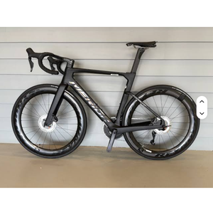 Bicicleta de Carretera EJI 2026 de Carbono Aero con Frenos de Disco, 27 Velocidades, Cuadro de Acero al Carbono, Color Negro Seda - Product Image 2