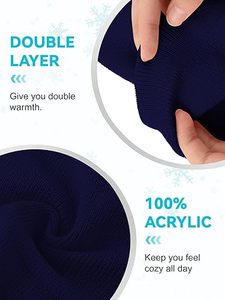 Gorros de Punto de Diseño Moderno de Primera Calidad, Venta al por Mayor, 100% Acrílico, Jacquard Personalizado, Transpirable, Impermeable, Unisex para Adultos - Product Image 4