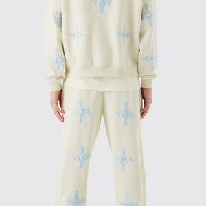 ชุดวอร์มสองชิ้นสำหรับผู้ชายชุดวิ่งจ๊อกกิ้งใส่สบายมีซิป2025 - Product Image 3