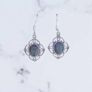 แหวนพลอยหรูหราใน925เงินสเตอร์ลิง925เครื่องประดับเงิน - Product Image 2