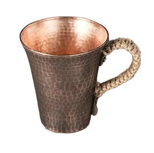 Vente à chaud de verres en plastique de qualité supérieure tasse en cuivre pur avec finition martelée pour servir de l'eau et du jus - Product Image 5