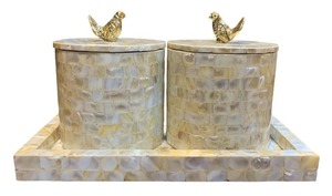 Coffret cadeau artistique en acrylique avec couvercle en nacre de nacre Design pour fête de mariage arabe et solutions de cadeaux de festival - Product Image 3