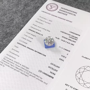 Diamants de laboratoire en vrac en gros, Inde, certifiés IGI, taille et couleur D, fantaisie, taille légère, tailles de 0,5 ct à 6 ct, D'VINS pour la fabrication de bijoux - Product Image 5